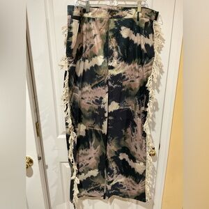 Boutique Brand Highlights Plus Size 2X Fringe Pants